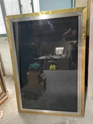 좋은 가격 벽에 장착 된 보호 창 은 알루미늄 40dB 방사선 보호 창 온라인으로