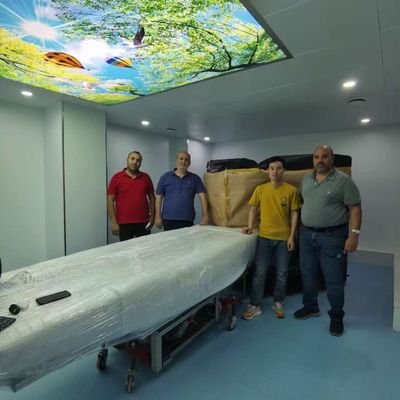 좋은 가격 A급 방화 방지 HVAC 환기 시스템과 비닐 바닥을 갖춘 사용자 정의 가능한 MRI 보호실 온라인으로