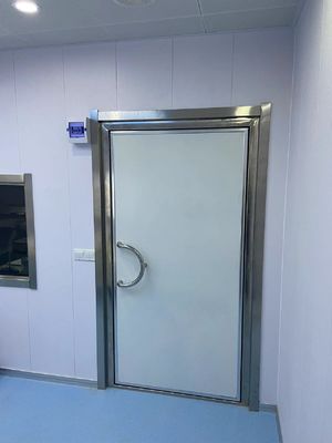 좋은 가격 ASTM 1200 X 2100mm MRI 보호 문 자석 가스켓과 함께 단일 스윙 문 온라인으로